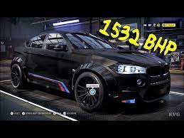 Need For Speed Heat 1532 Bhp Bmw X6 M 2016 Tuning Customization Car Pc Hd 1080p60fps Youtube