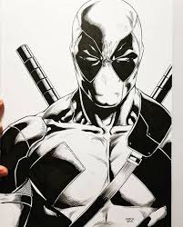 Jason Fabok S First Time Drawing Deadpool Marvel Deadpool Drawing Deadpool Art Marvel Drawings
