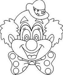 clown gezicht kleurplaat google zoeken clown crafts clown coloring pages