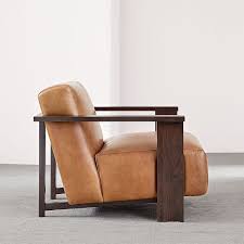 Hawthorne Show Wood Leather Chair Leather Chair Chair Furniture