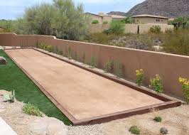 Synthetic turf bocce ball courts. Bocce Courts America