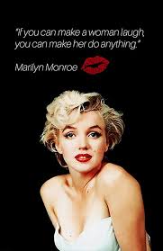 Having been restored and remastered from the original photo professionally produced in a photo lab, not an inkjet or computer copy. Amazon Com Marilyn Monroe Featuring A Quote From An Actress If You Can Make A Woman Laugh You Can Make Her Do Anything 11 X 17 Posters Prints