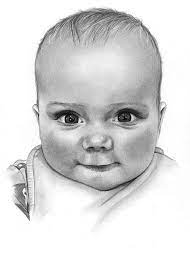 Coloured pencils draw a picture from your photo using coloured pencils interior picture try out seven different colours of the wall for you picture drawing and photo create a photographic picture. Baby Portrait Drawings By Angela Of Pencil Sketch Portraits