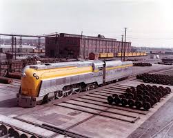 Image result for Federal Yellow 1956 Chesapeake and Ohio Railroad