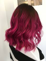 Magenta Hair Dark Pink Hair Magenta Hair Hair Color Pink