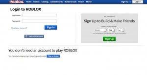 Roblox Sign Up Register For Roblox Com Roblox Sign Up Roblox Signup