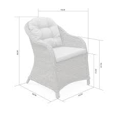Avec des prix allant de 54 76 à 725 26 euros cdiscount vous chaise longue resine tressee. Lot De 2 Fauteuils En Resine Tressee Arrondie Lecco Gris Coussins Beiges Chaises Structure Aluminium