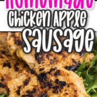 Stir together all ingredients in a large bowl until combined well. Homemade Chicken Apple Sausage Real Housemoms