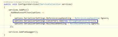 The first word within the output should be capitalized only if the original word was capitalized (known as upper camel case, also often referred to as pascal case). Stringenumconverter Does Not Work In 5 0 0 Rc5 Issue 1459 Domaindrivendev Swashbuckle Aspnetcore Github