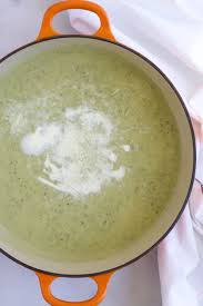 Put in blender or use a hand blender and puree mixture. Courgette Soup Zucchini Soup Healthy Little Foodies