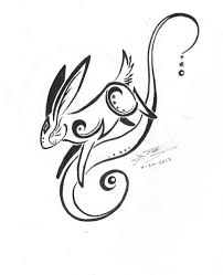 Tribal rabbit tattoo design, originally drawn by me back in 2007. Pin On Henna Designs