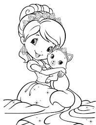 Classic strawberry shortcake {with a decadent chocolate version}. Strawberry Shortcake Coloring Page Mermaid Coloring Pages Strawberry Shortcake Coloring Pages Cartoon Coloring Pages