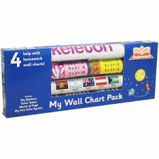 Details About My Wall Chart Pack Ages 3 5 7 And Above Childrens Books Brand New