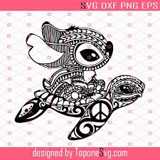 Download Stitch And Turtle Svg Mandala Svg Turtle Svg Stitch Svg Peace Sign Svg Stitch Riding A Turtle Disney Svg Cricut Disney Mandala Svg Png Svg Esp Dxf Toponesvg