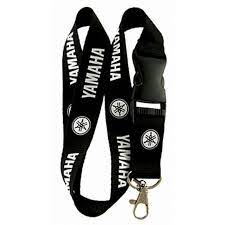Yamaha Motorcycle Lanyard Keychain Badge Holder Snap Buckle Black Balli Gifts Buckle Black Yamaha Lanyard