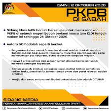 Apprenez comment dire berkuat kuasa en français et d'autres mots voisins traduits du malaisien vers le français. Jabatan Penerangan Sabah Na Twitteru Pkpb Seluruh Sabah Berkuatkuasa 12 01 Tengah Malam 13 Oktober Sehingga 26 Oktober 2020 Sumber Kenyataan Media Menteri Kanan Keselamatan 12 Oktober 2020 Infografik Kementerian Pertahanan Malaysia