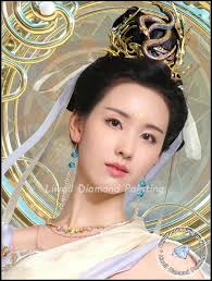 Drama chino hasta el final de la luna pintura artística de diamante Dan  Taijin Li Susu foto punto de cruz Chang Yue Jin Ming decoración del hogar