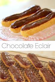 Easy Chocolate Eclair Recipe Recipe Eclair Recipe Chocolate Eclair Recipe Eclairs
