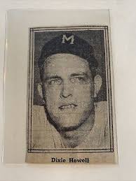 Dixie Howell Minneapolis Millers Minors 1950 Sporting News Baseball Panel  RARE!
