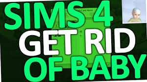 Sims 4 How To Get Rid Of Baby Put Up For Adoption Youtube