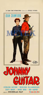 Johnny Guitar 1954 Joan Crawford Sterling Hayden Mercedes Mccambridge Scott Brady Ward Bond B Old Movie Posters Movie Posters Film Posters Vintage