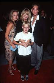 He is son of kurt russell and gold. Goldie Hawn Kate Hudson Oliver Hudson And Wyatt Russell At Event Of The First Wives Club Goldie Hawn Goldie Hawn Kurt Russell Celebrity Families