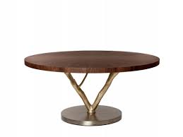 Table base and chair frame in autumn rust metal finish. The Magnolia Round Dining Table The Nature Is Strikingly Immortalized In This Round Dining Table