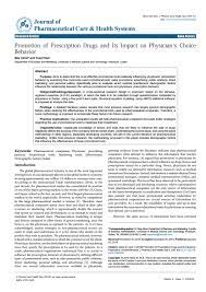 Postal and email high quality data for pharmaceutical companies operating across the spectrum of the industry. Promotion Of Prescription Drugs And Its Impact On Physician S Choice Behavior By Jamesfranklin229 Issuu