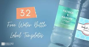 Adjust the colors, add their name, and more. 32 Free Water Bottle Label Templates For Any Occasion 128118 127874 127891 128141