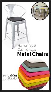 Large Square Metal Chair Cushions Etsy In 2020 Metal Chairs Chair Cushions Cushions
