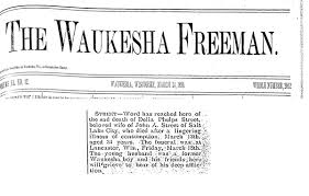 Grant County, Wisconsin Full-Text Obituaries