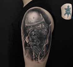 Draw the filter shape and move along to step five. 15 Top Gas Mask Tattoo Design Ideas For Girls And Men In 2020