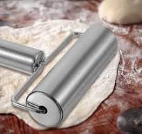 1PC Stainless Steel Dough Roller Fondant Roller Adjustable ...
