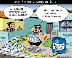 Dia mundial da água 2021. Charge Noticias Do Dia 22 03 2018
