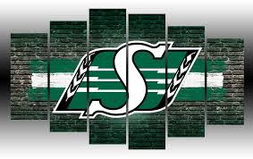 The roughriders compete in the canadia. Saskatchewan Roughriders Cfl Football Team Wall Art Geek Paintings