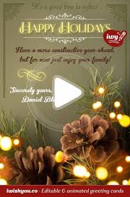 Classy Business Christmas Card 2019 2020 For Dad Work Employees Printable Christmas Cards Happy Holiday Cards Business Christmas Cards