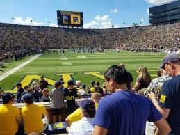 michigan stadium section 35 home of michigan wolverines