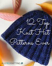15 Top Knit Hat Patterns Ever Hat Knitting Patterns Knitting Knitted Hats