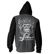What exactly is going on inside gas monkey garage?! Gas Monkey Garage Hoodie Dallas Texas Varsity Zip Darkgrey Black Hoodies Sweatshirts Casual Moto Men S Clothing Motorcycle Kustom Kult De