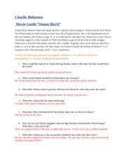 I want to know that there's a reason for things. Simon Birch Movie Guide 1 Charlie Beilenson Movie Guide Simon Birch Simon Birch Believes That God Made Him For A Special Heroic Purpose Simon And His Course Hero