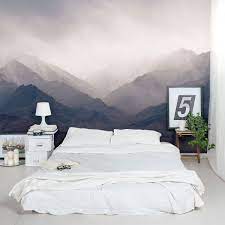 The top countries of supplier is russian federation, from which. Misty Mountain Mural Wallpaper Dark Mountain Wall Mural Mountain Mural House Design Home