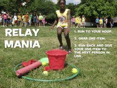 Fun relay race games for indoors and outdoors, group, family, party and playground relays. 7 Relay Races Ideas Relay Races Games For Kids Camping Games