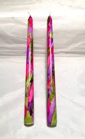 Decorative Candles Taper Candles Colorful Decor Home Decor Winter Colors Unscented Candles Candle Decor Alcohol Ink Candles Decorative Taper Candles