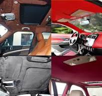 Suede Headliner Fabric Wine Upholstery Replace Material For ...