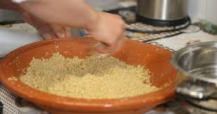 If you try to create couscous at home, make sure that it has fluffy and light texture. Hand Rolled Couscous Making Couscous By Stock Footage Video 100 Royalty Free 1062769273 Shutterstock