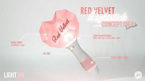 Red Velvet Lightstick Red Velvet Lightstick Red Velvet Joy Red Velvet