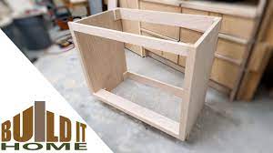 Add style and functionality to your space with a new bathroom vanity from the home depot. Building The Bathroom Vanity Cabinet Part 1 Youtube