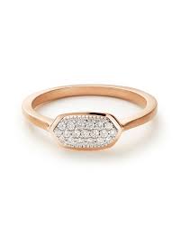 Forever one moissanite and lab grown diamond engagement ring 2 1/10 ctw 14k rose gold (def/vs) $1,161 $2,670. Isa Ring Pave Diamond And 14k Rose Gold 6 Kendra Scott