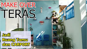 Tema ruang tamu di teras yang paling cocok dibangun ialah gaya natural sehingga membuat keberadaan teras sanggup menyatu dengan lingkungan di namun apabila anda menginginkan kesan yang lebih terbuka dan modern, gunakan lantai yang berwarna putih dengan motif yang abstrak. Make Over Teras Low Budget Jadi Luas Banget Youtube