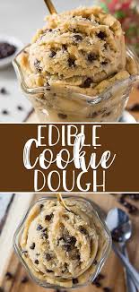 With This Edible Cookie Dough Recipe In Your Pocket You Ll Never Feel The Need To Sneak Ni Edible Cookie Dough Recipe Edible Cookie Dough Dessert Recipes Easy